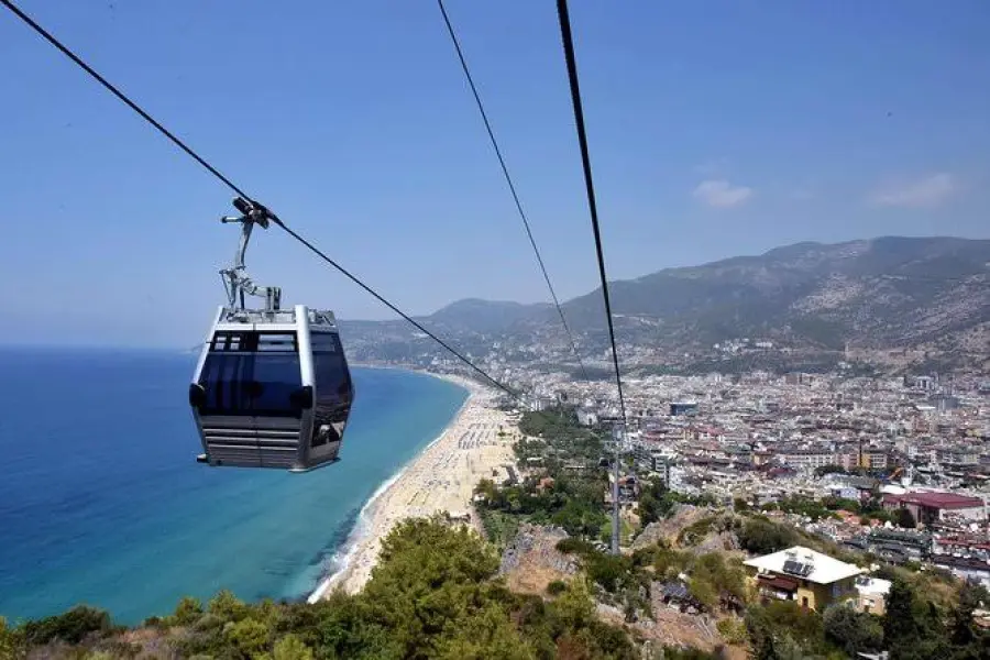 Alanya City Tour with Open-Top Cabribus & Cable Car